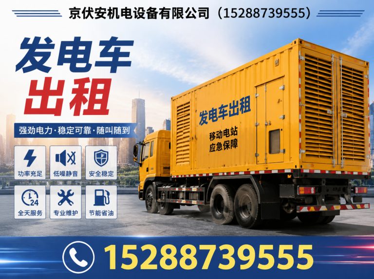 邢台发电车出租展示图